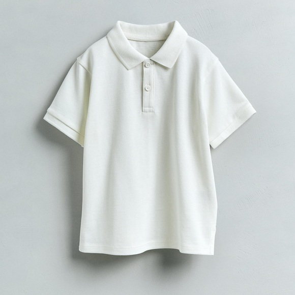 Zara Other - Zara Kids Basic White Polo